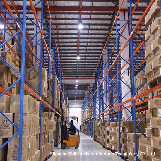 Equipamento logístico para armazenamento em armazém de aço para serviços pesados ​​Q235 Rack de rack de armazenamento de paletes e rack de vigas