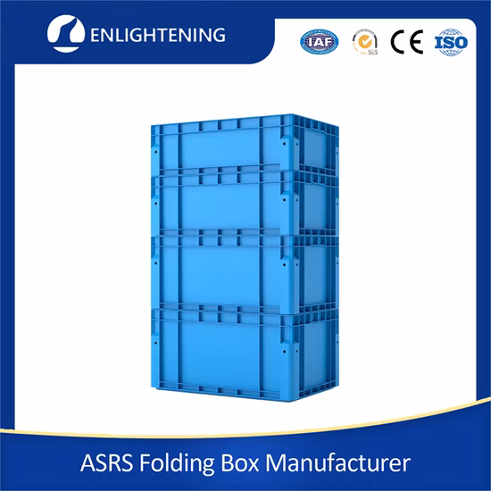 Racks de armazenamento automatizados de paletes de plástico para recipientes de plástico